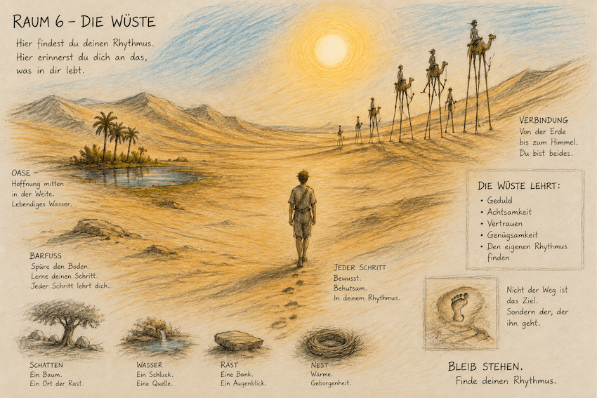 Illustration aus Bleib stehen – Die Wüste